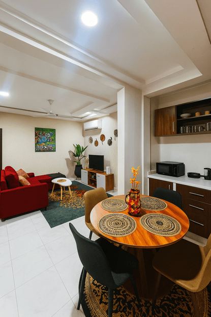 Dining room – Airbnb Setup in Cape Coast, Ghana | Gold Lion International